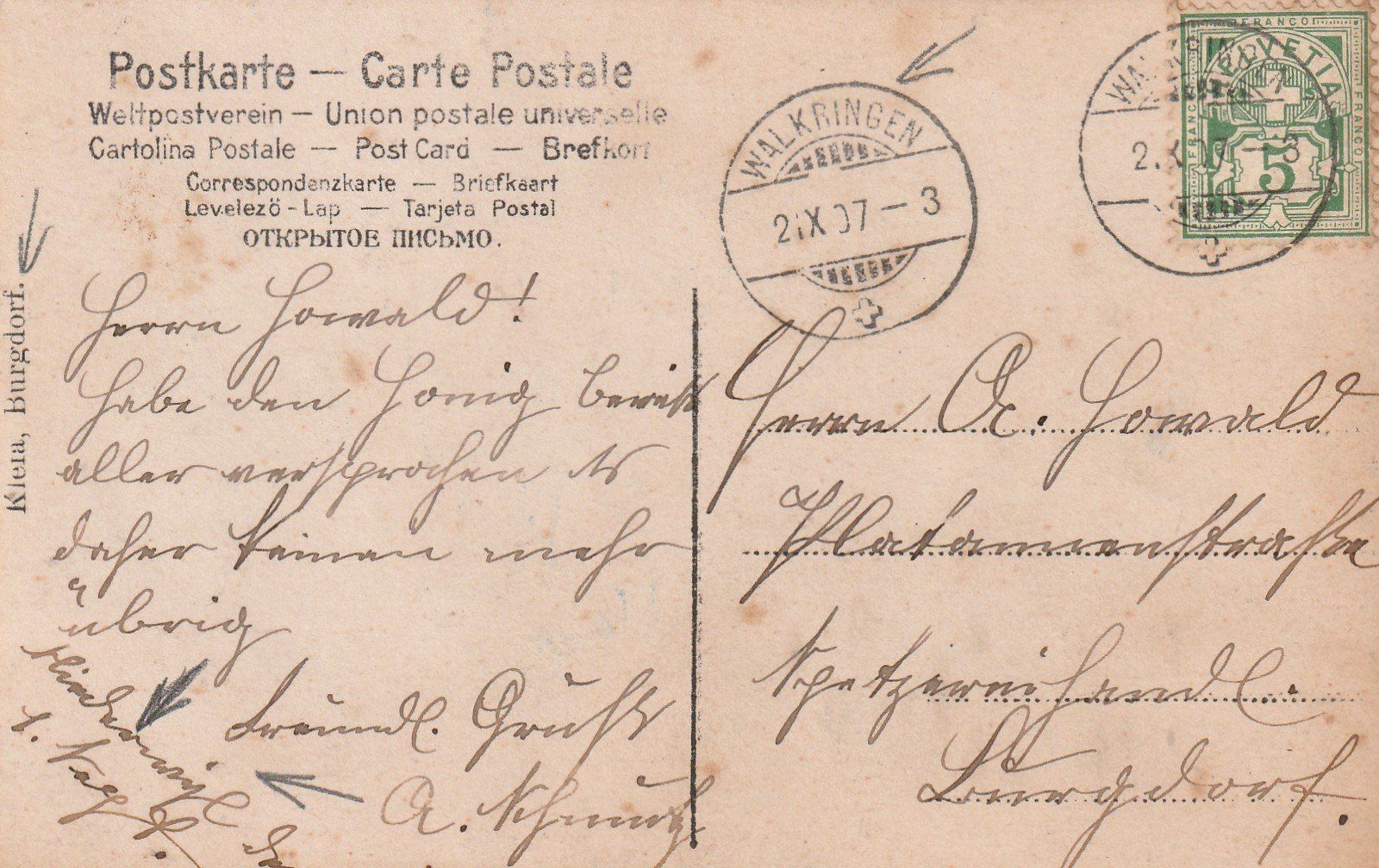 Cartoline postali: Echtfotokarte Berner Bauernhaus belebt – Usato da Rorschacherberg venduto da fratovi2 1