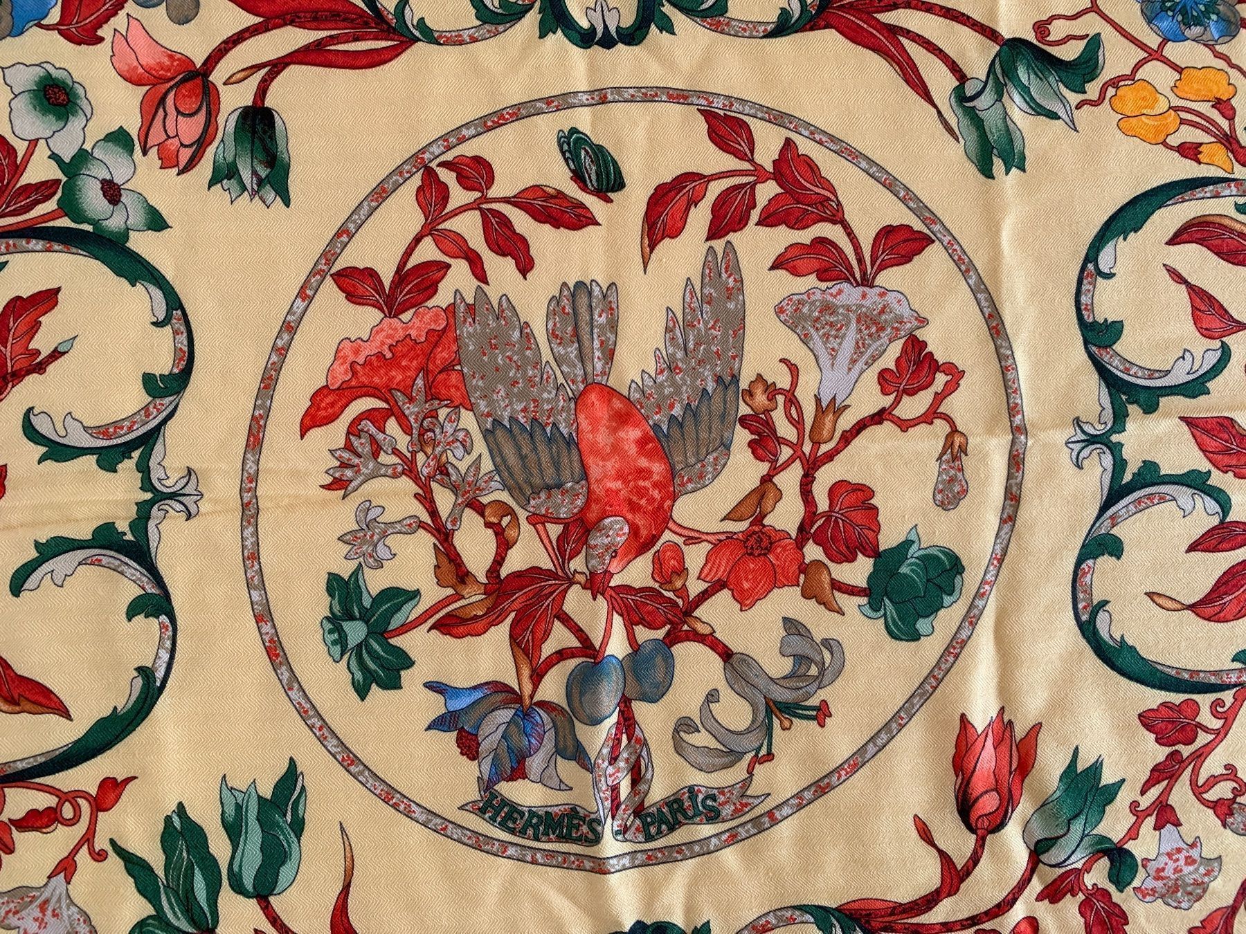 Hermès Foulards, Tücher & Schals: HERMES 140 Kaschmirschal Vintage – Neu (gemäss Beschreibung) aus Bützberg von Alexaborn 5