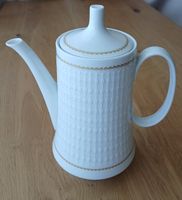 Kaffeekanne Lorenz Hutschenreuther weiss Gold Dekor, neuwert