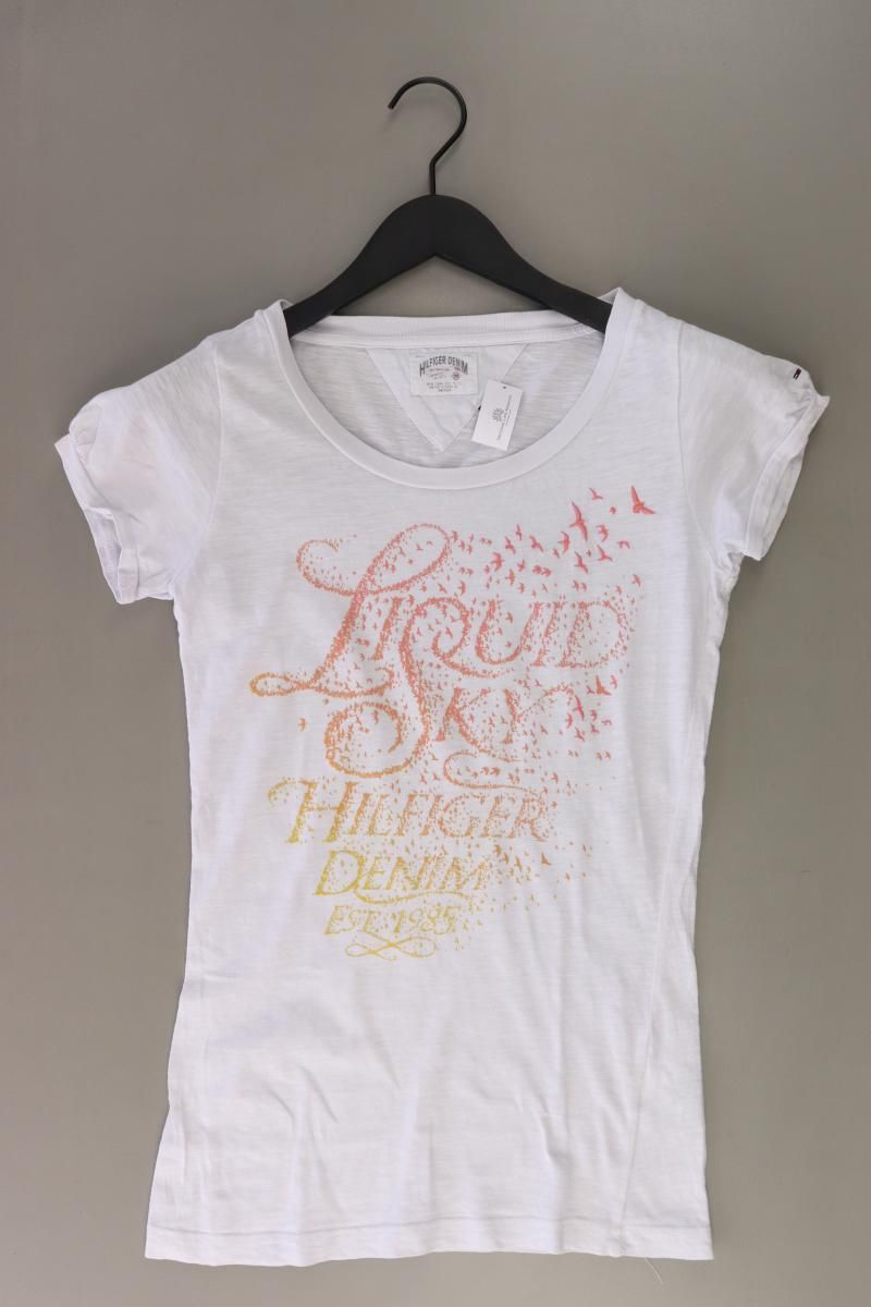 T-shirt: Hilfiger Denim Printshirt Gr. S Kurzarm – Usato da Neustadt an der Waldnaab venduto da SecondLifeFashion