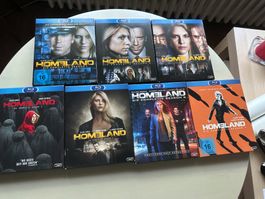 HOMELAND die komplette Serie Staffeln 1-7 Blu-Ray neuwertig