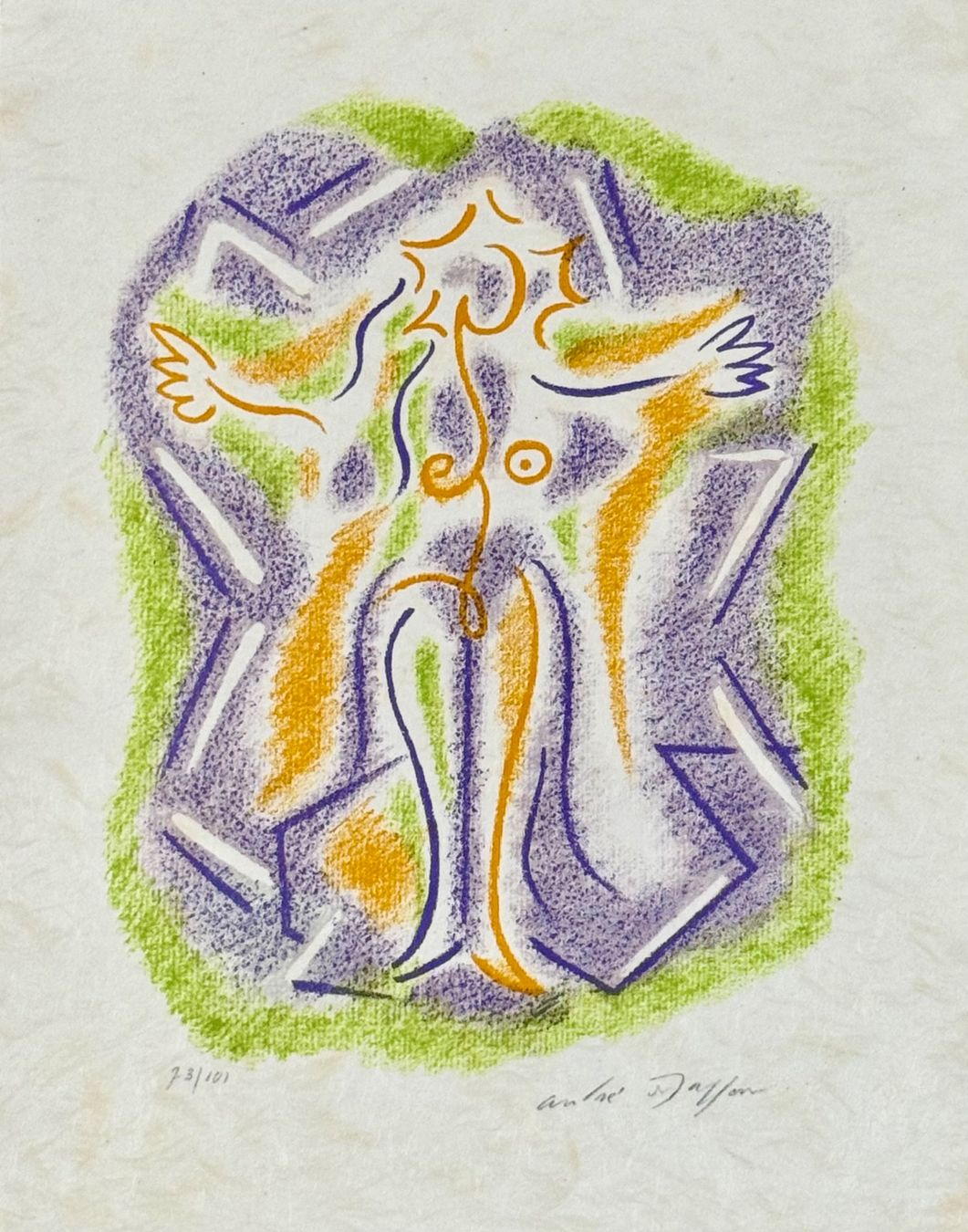 Grafica & Litografie: André Masson, Farblithographie, 73/101 – Usato da Biberist venduto da ber_76bn