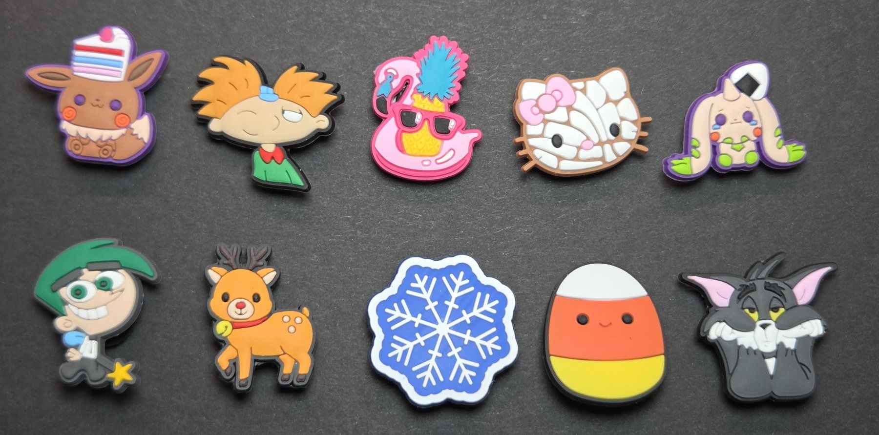 Crocs Pins Deko – 10 Stück bunt und originell (Neu (gemäss Beschreibung ...