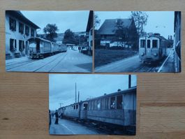 3 alte orig. Fotos Bahn StSS