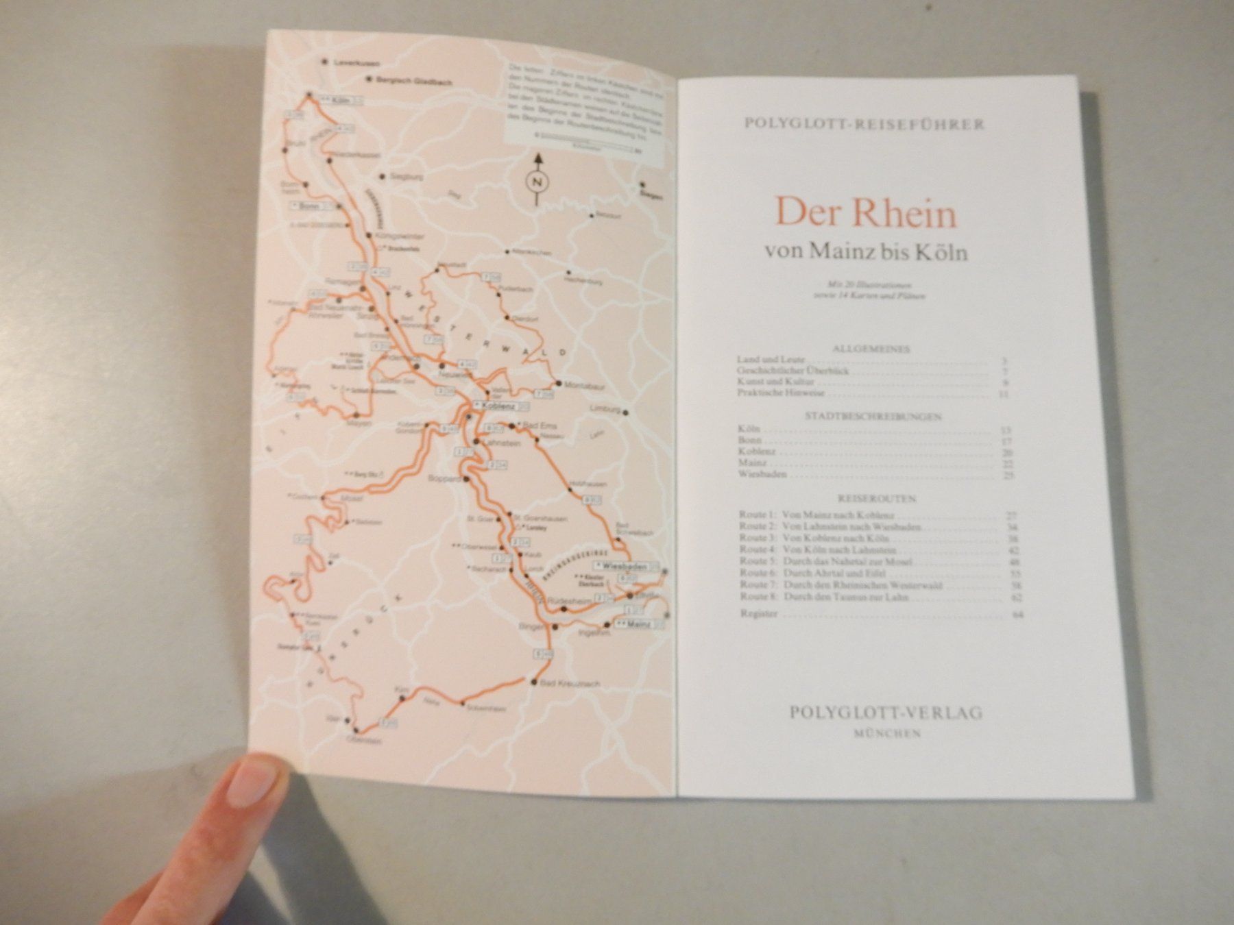 Libri: Polyglott Reiseführer "Der Rhein von Mainz bis Köln" – Usato da Erstfeld venduto da Mario_boe0 1