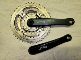 Shimano XTR M950 Kurbel Retro Vitange Kult schöner Zustand.