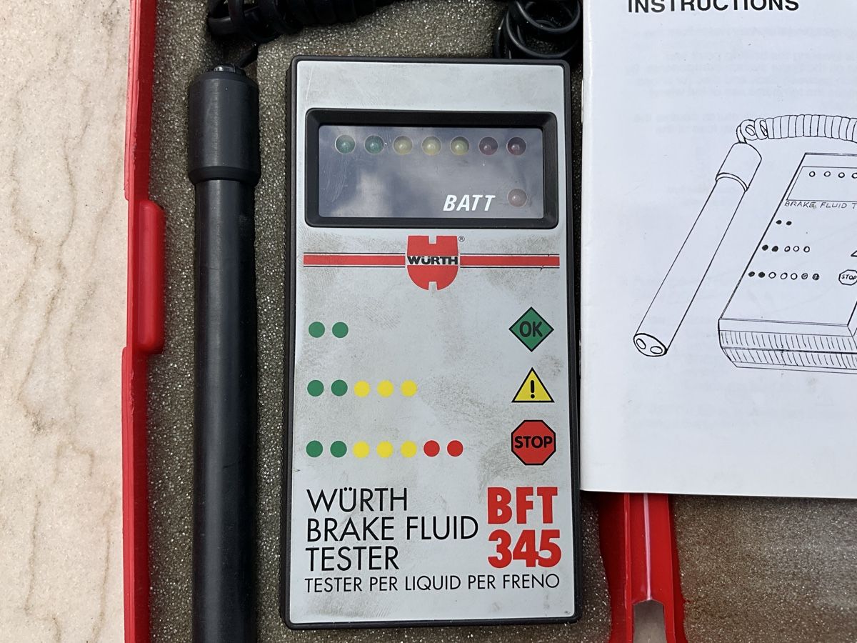 Würth Misurare: WURTH Bremsfluessigkeitstester BFT 345 im Koffer – Usato da Thal venduto da nocheli 3
