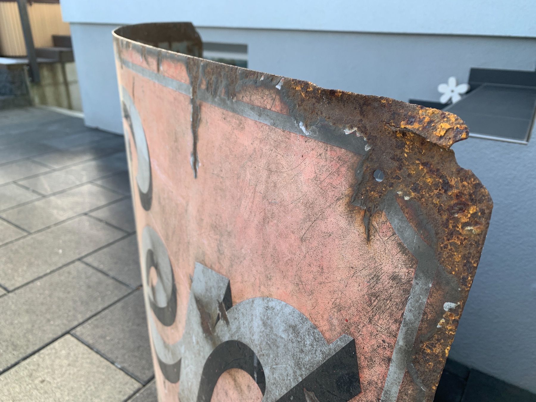 Cailler Schilder: Email Schild Cailler 150cm x 100cm – Gebraucht aus Kestenholz von hstech 4