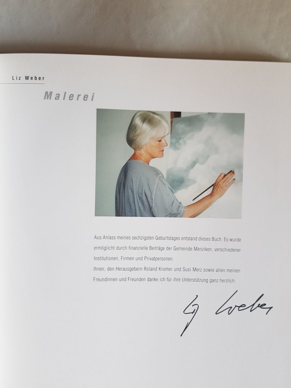 Bücher: Buch: Liz Weber - Malerei - 1998 – Gebraucht aus Walterswil BE von Lonitti 2