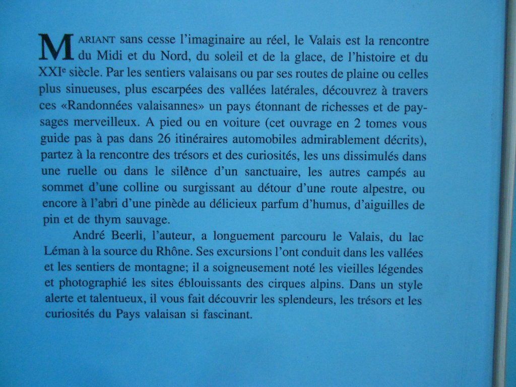 Bücher: Randonnées Valaisannes  1 & 2 – Gebraucht aus Bex von Giorgiob 2