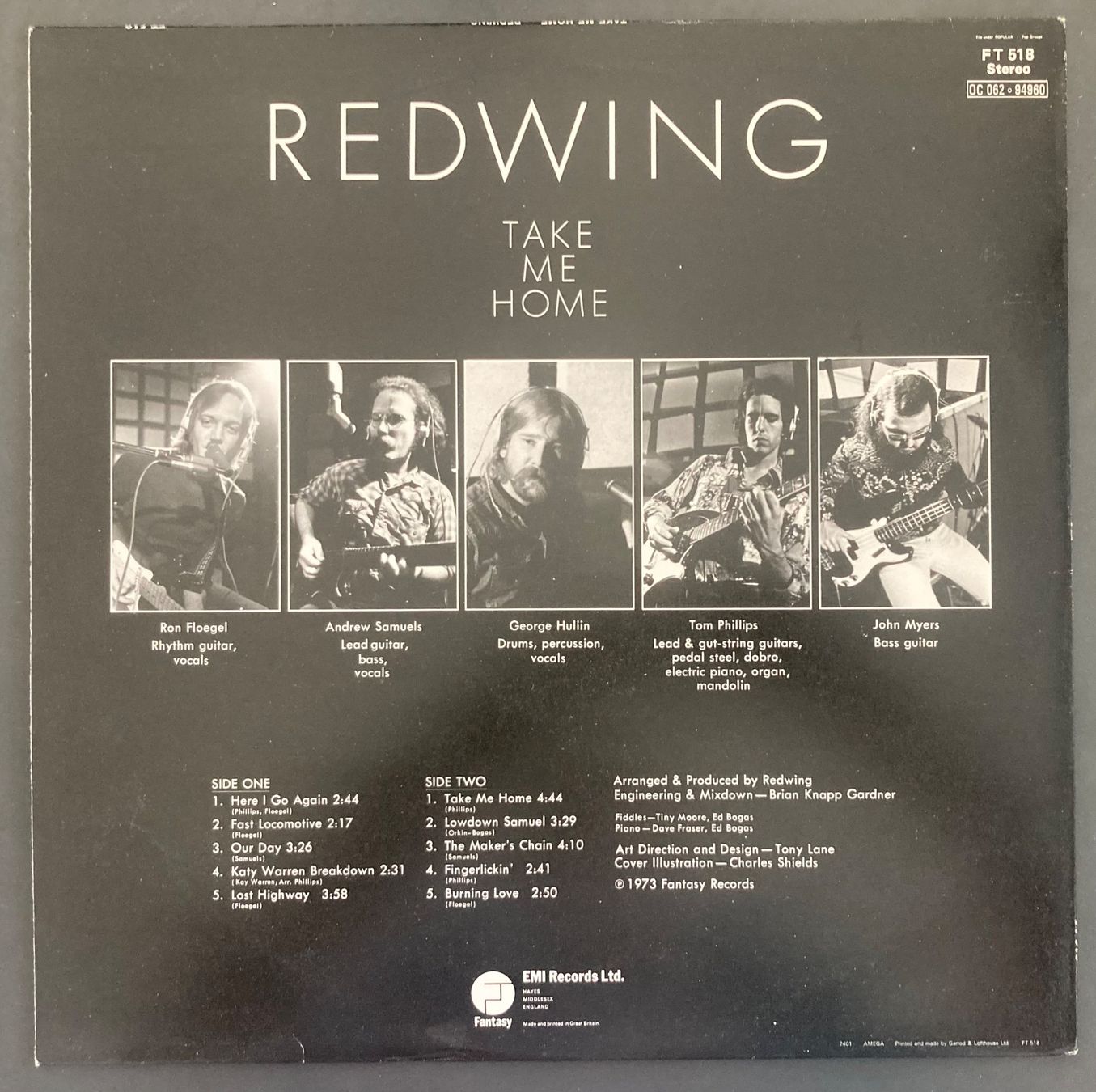 Dischi in vinile: REDWING - TAKE ME HOME – Usato da Poliez-Pittet venduto da Newtown-Records 1