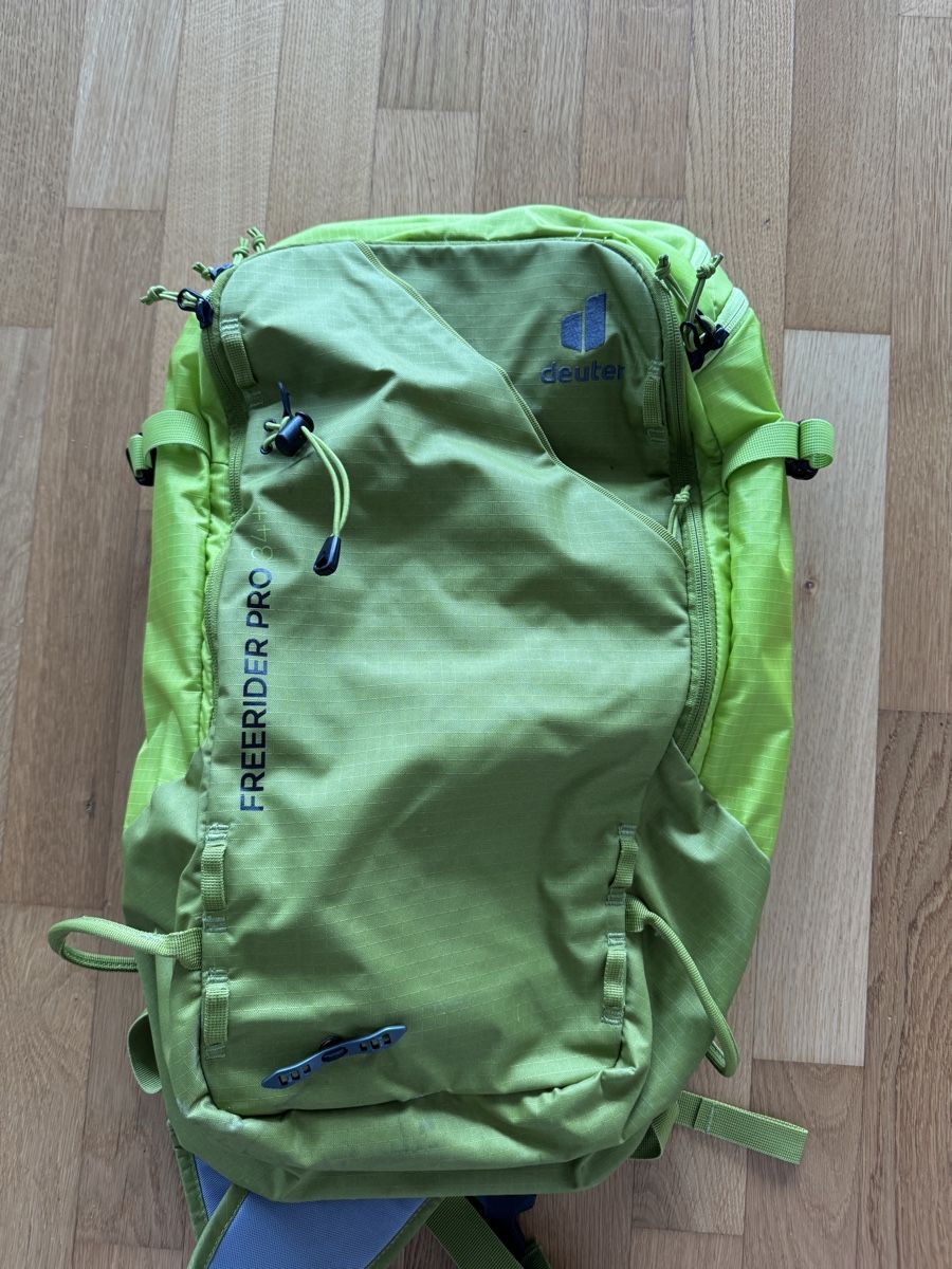 Deuter Freerider Pro 34+ Skitouren Rugzak - Nachtblauw-Neptunus, Uitbreidbaar & Waterbestendig