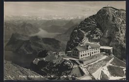 Pilatus-Kulm, Hotel Belvédere mit Aufst