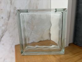 Vintage Glasstein Vase, made in West Germany, 19 x 19 cm
