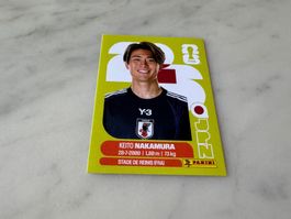 Panini FIFA Fussball WM 2026 Sticker Keito Nakamura JPN 15