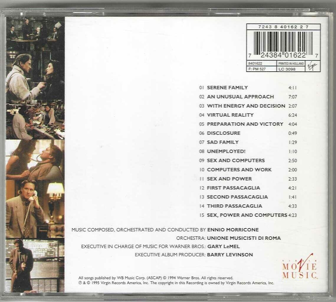 CDs: Ennio Morricone – Disclosure – D'occasion à Genève par CDLPBookS 1