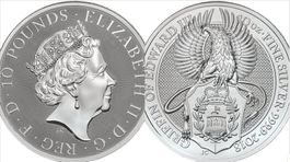 The Queen's Beasts 2018 The Griffin 10 oz Silver Coin