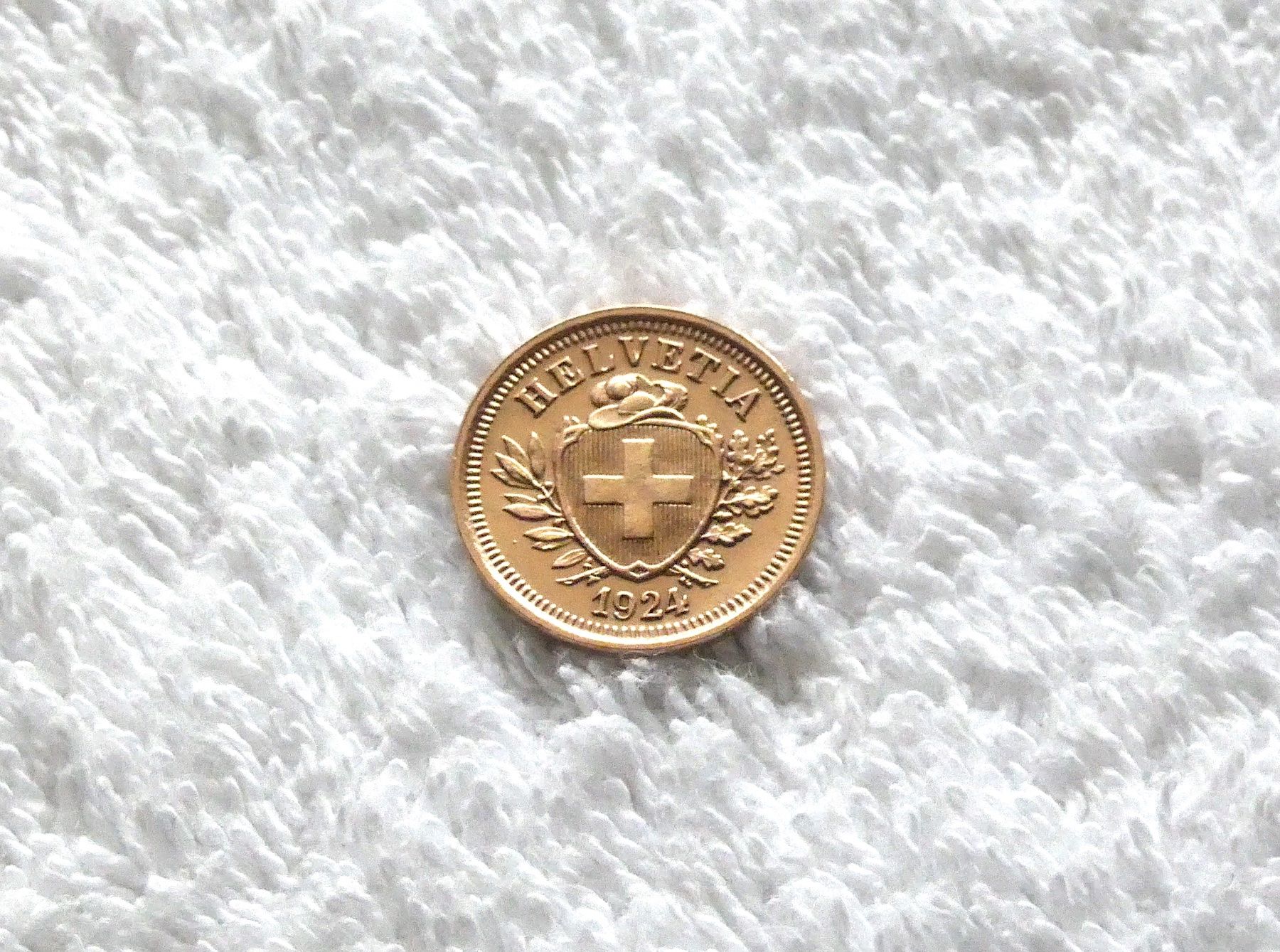 Tutti le monete: 1 centime/Rappen 1924 – Usato da Nyon venduto da Ilmi09