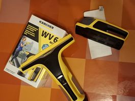 Kärcher WV6 Akkufenstersauger, vibrierender Wischer, Stange