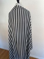 Polyesterstoff Streifen hellgrau/schwarz 3,2m x 1,4m