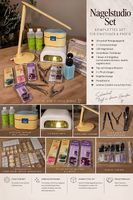 Nagelstudio Set / Nageldesign Zubehör  komplett 