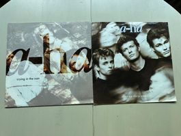 AHA A-HA tolle Singles 80's 7" Top Kult Hits Pop Party Chart