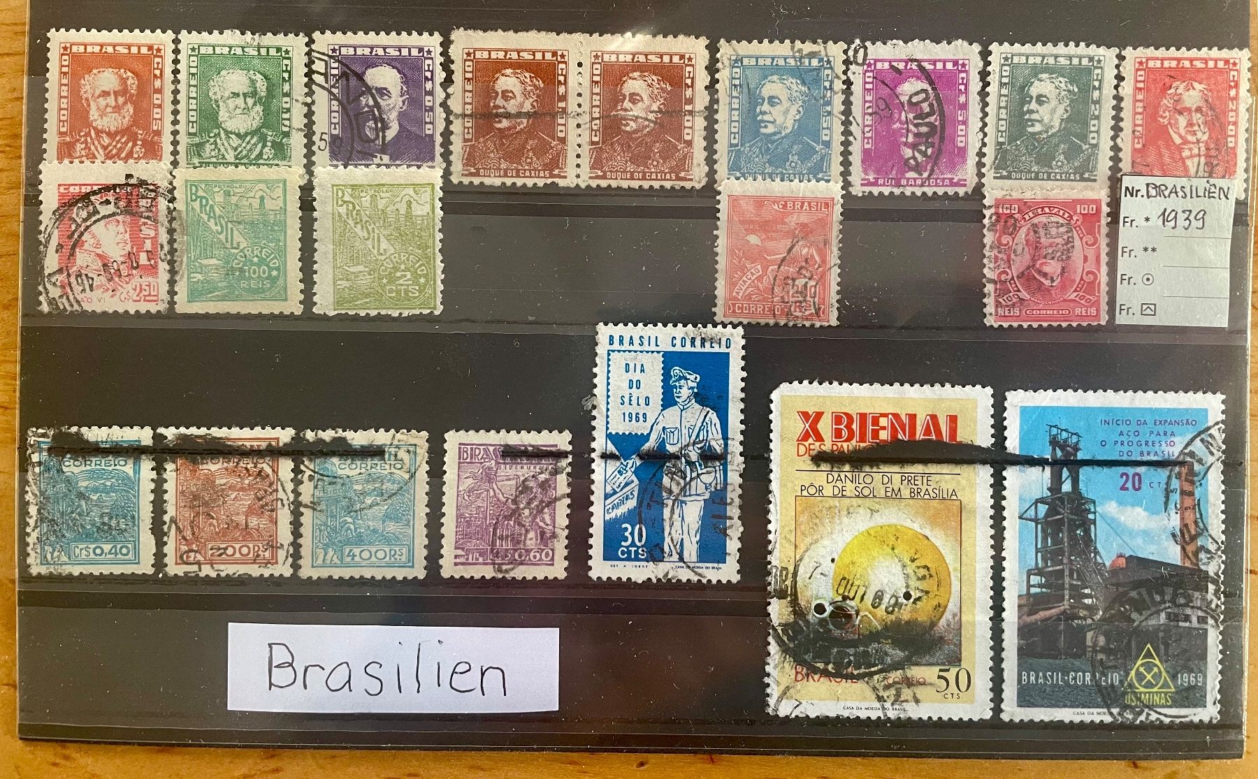 Alle Briefmarken: Schöne Brasilien-Sammlung ab 1939, siehe Abbildung – Gebraucht aus Rorschach von Ziltenera