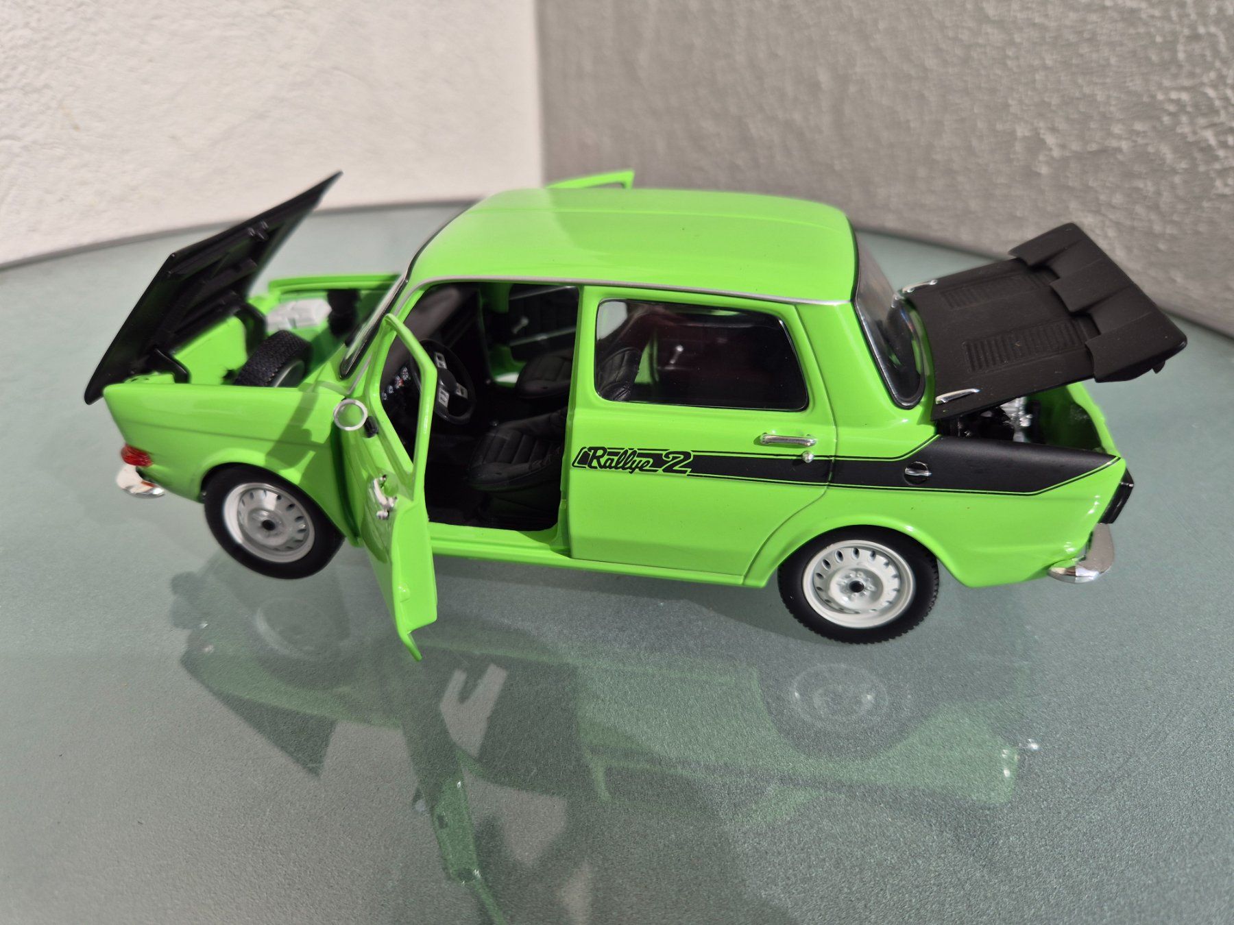 Simca Modellini d'auto: Simca 1000 Rallye 2 von Norev 1:18 – Nuovo (secondo la descrizione) da Oberbuchsiten venduto da laffite54