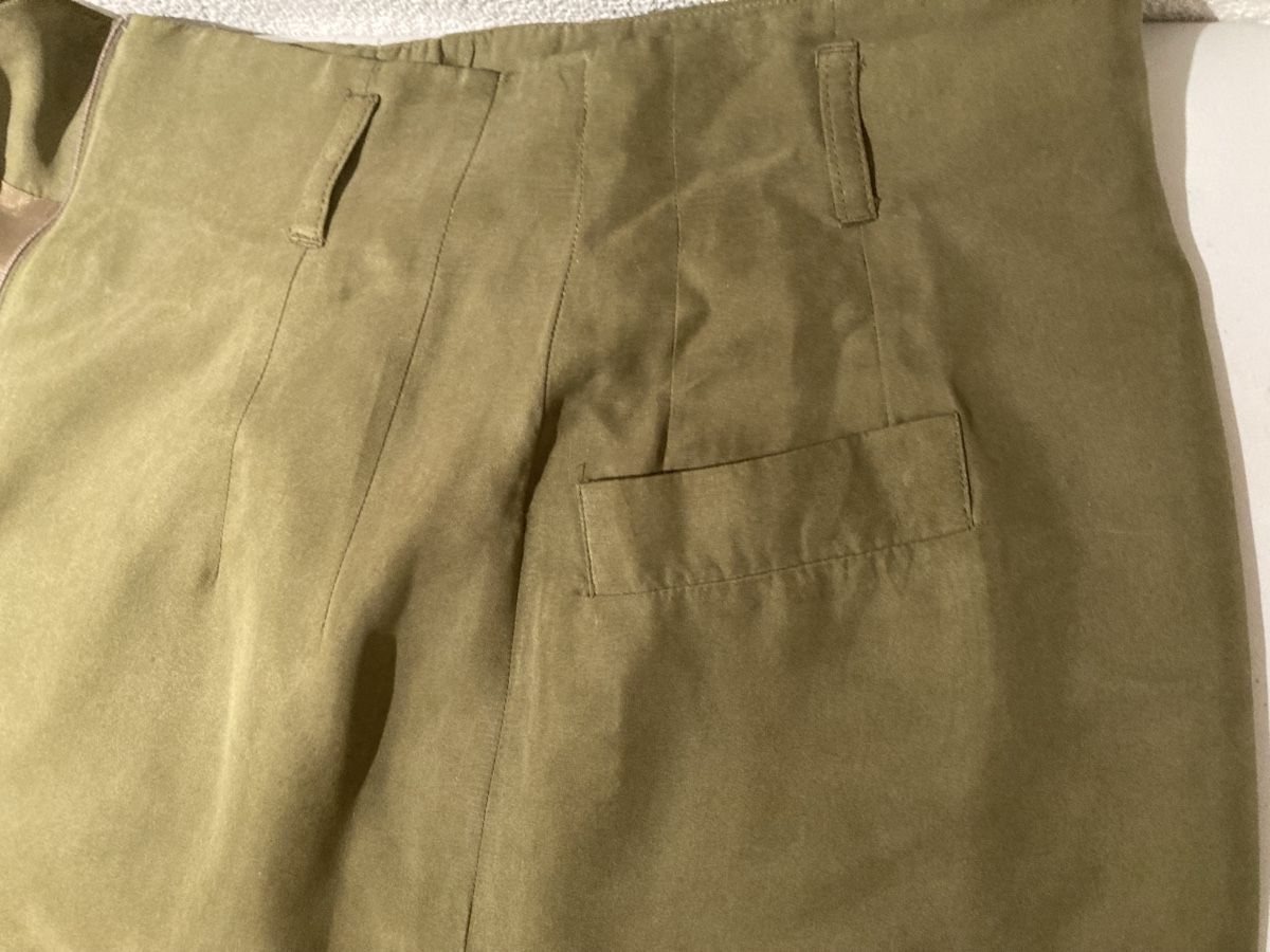 Gonne: 100% Seidenrock LGC Donna, khaki, Gr. 34 – Usato da Stetten AG venduto da Hanya 3