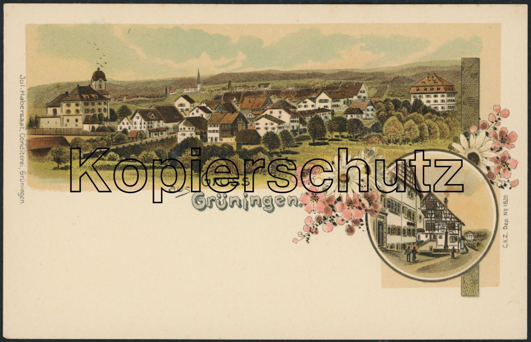 Cartoline postali: ZH Grüningen - Litho – Nuovo (secondo la descrizione) da Schindellegi venduto da leecollect