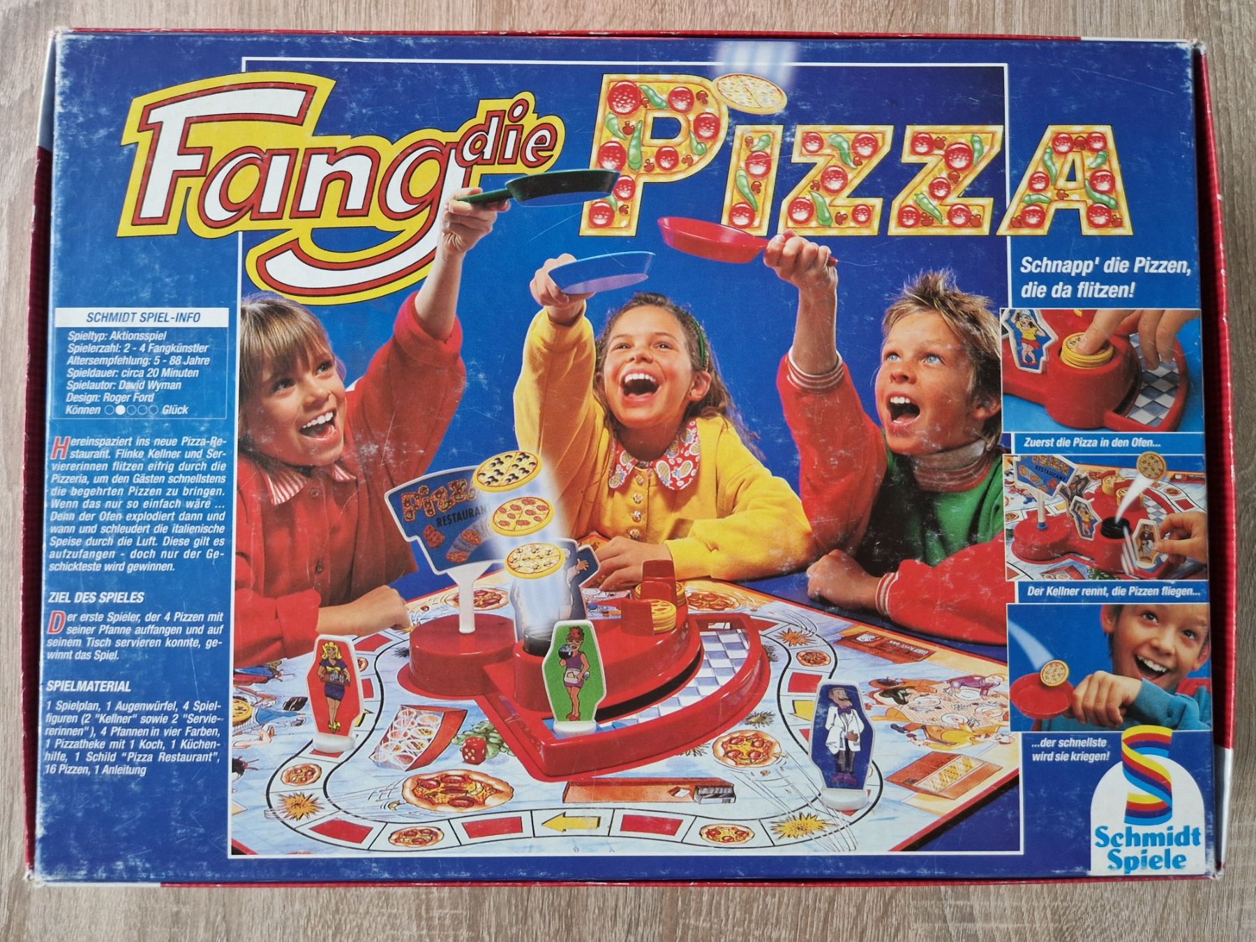 Giochi: Fang die Pizza Spiel Schmidt Spiele – Usato da Rebstein venduto da Ajs_Toy_Palast_1 1