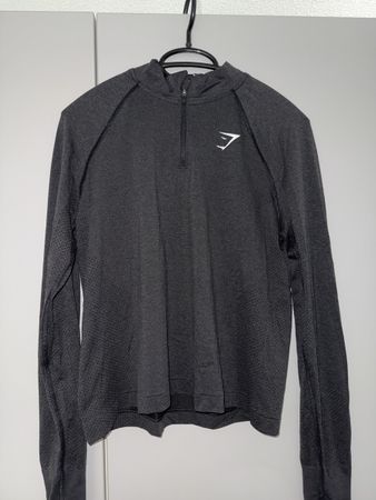 Gymshark Longsleeve schwarz, Grösse M