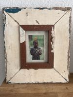 Rustikaler Vintage-Fotorahmen aus Altholz, Shabby Chic