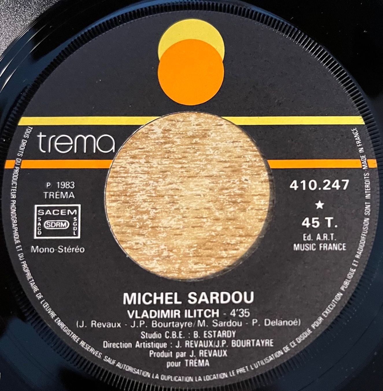 Schallplatten: MICHEL SARDOU - VLADIMIR ILITCH – Gebraucht aus Bussigny von vinyl-pas-cher 2