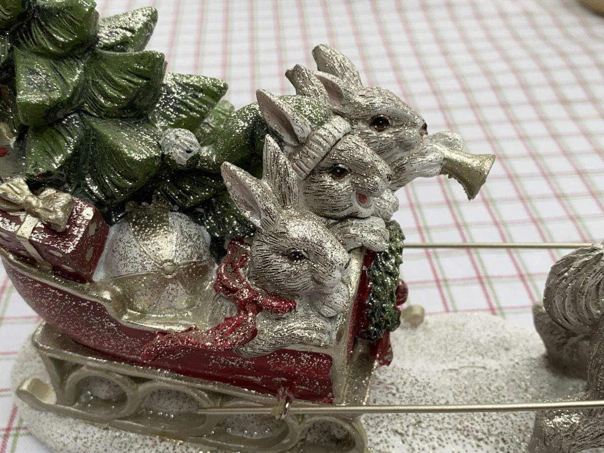 Tutte le decorazioni: Schneeschlitten mit Osterhase – Usato da Aeugst am Albis venduto da derimker 4