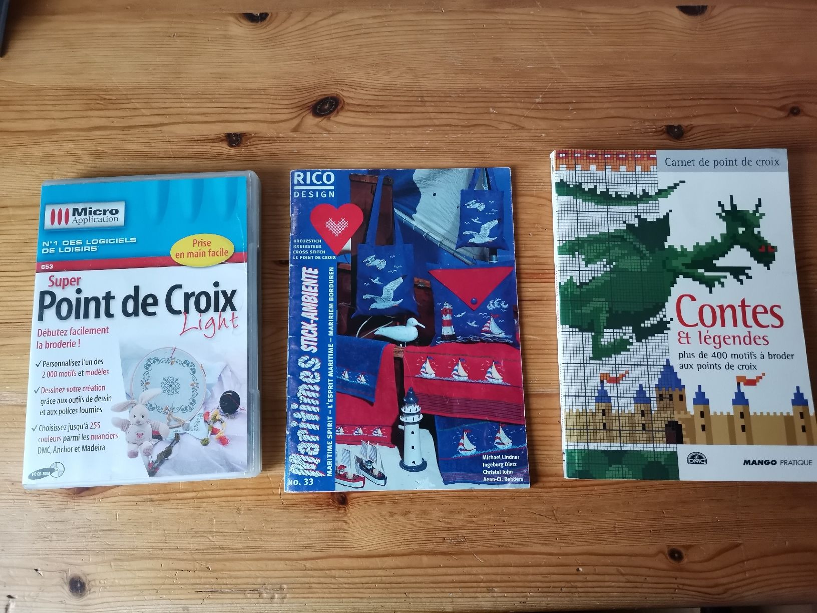 Libri: Broderie. point de croix – Usato da Cournillens venduto da masoeur