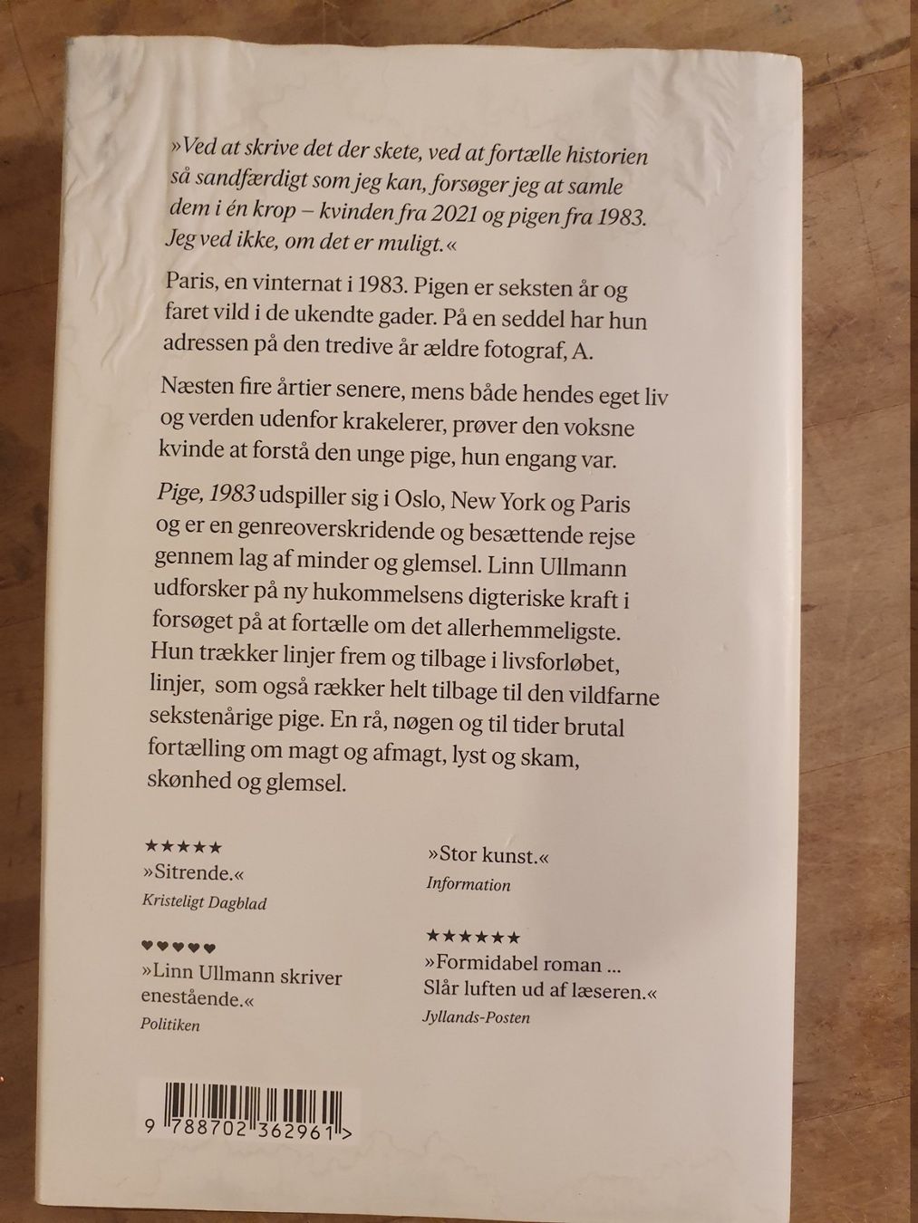Libri: Pige, 1983 Linn Ullmann Gyldendal – Usato da Zürich venduto da loosebone 4