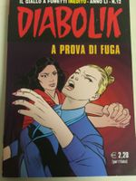 DIABOLIK A PROVA DI FUGA inedito N° 12 ANNO 2012‪ ( LI )