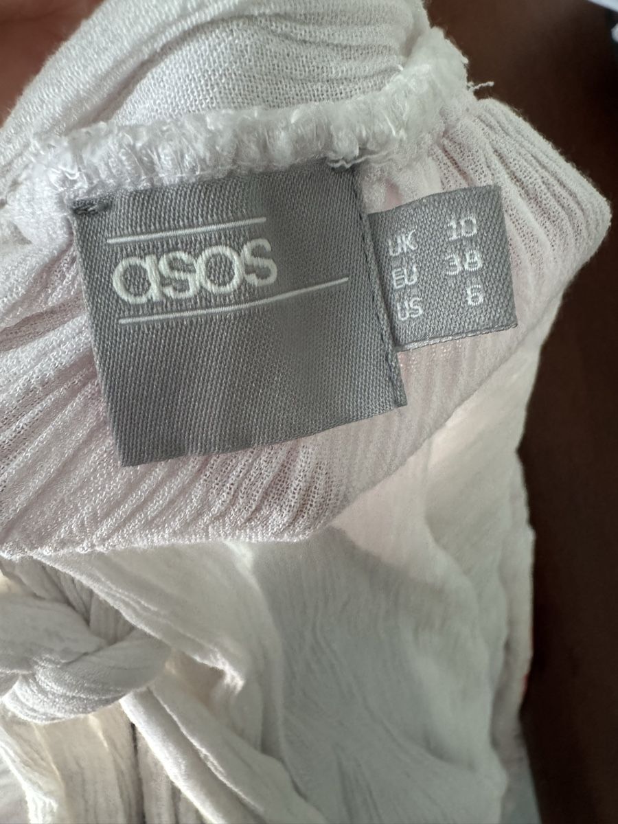 Asos Kleider: Strandkleid Weiss mit Bommeln Grösse 38  – Gebraucht aus Olten von bir_k96n 3