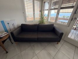 Sofa dunkelgrau 3-Sitzer guter Zustand