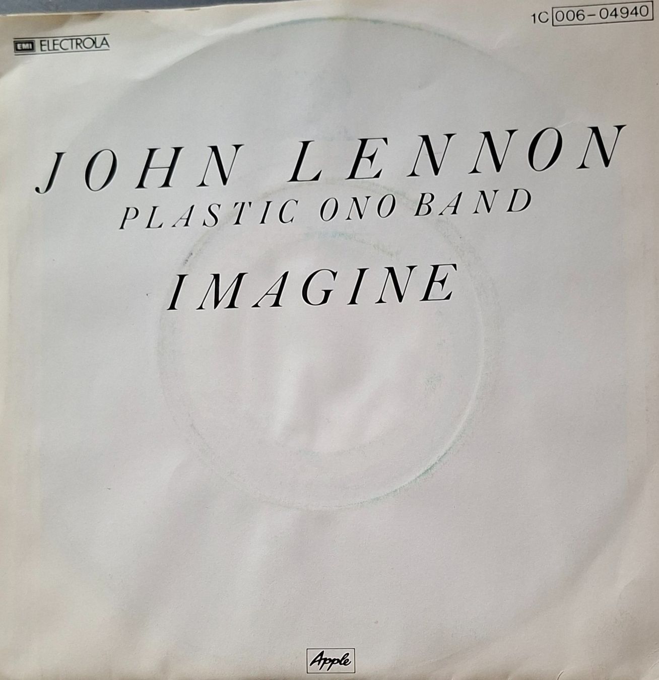 Dischi in vinile: Vinyl-Single John Lennon - Imagine – Usato da Langenthal venduto da Modo39