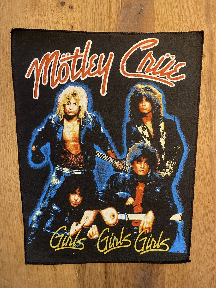 Toppe: Mötley Crüe Back Patch Rückenaufnäher – Usato da Möhlin venduto da Devilspunchbowl