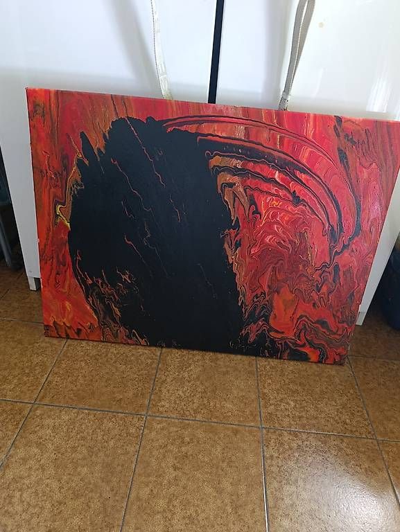 Foto & Immagini: Opera originale unica "IGNIS ABYSSUS" 60x80 – Usato da Bellinzona venduto da ARCAOS.ART