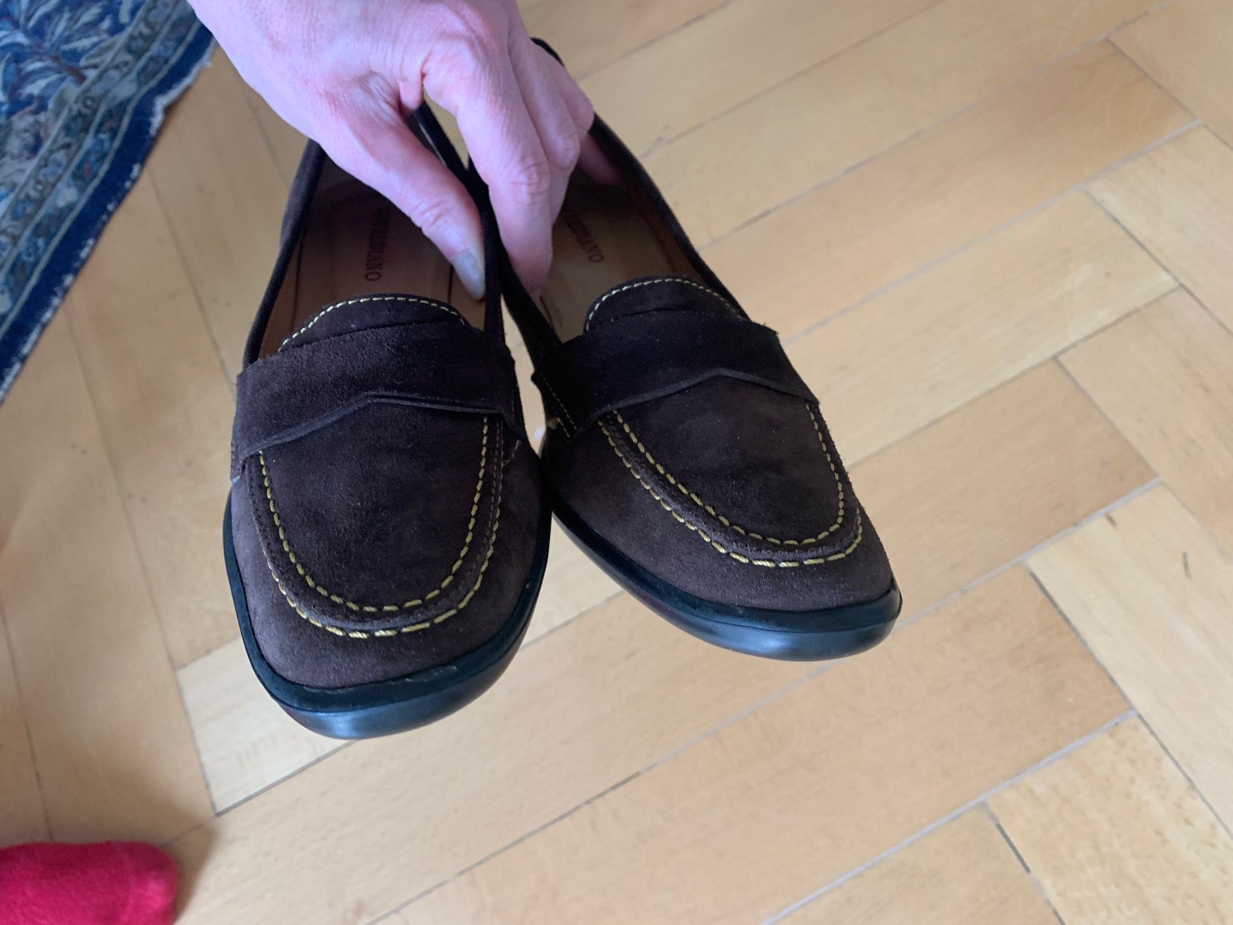 Scarpe da donna: Chaussures tallon suede cuir brun 38 – Usato da Küssnacht am Rigi venduto da FFKA 7