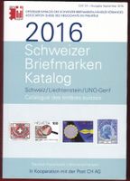 SCHWEIZER BRIEFMARKEN KATALOG,CH/LIECHTENSTEIN/UNO-GENF,2016