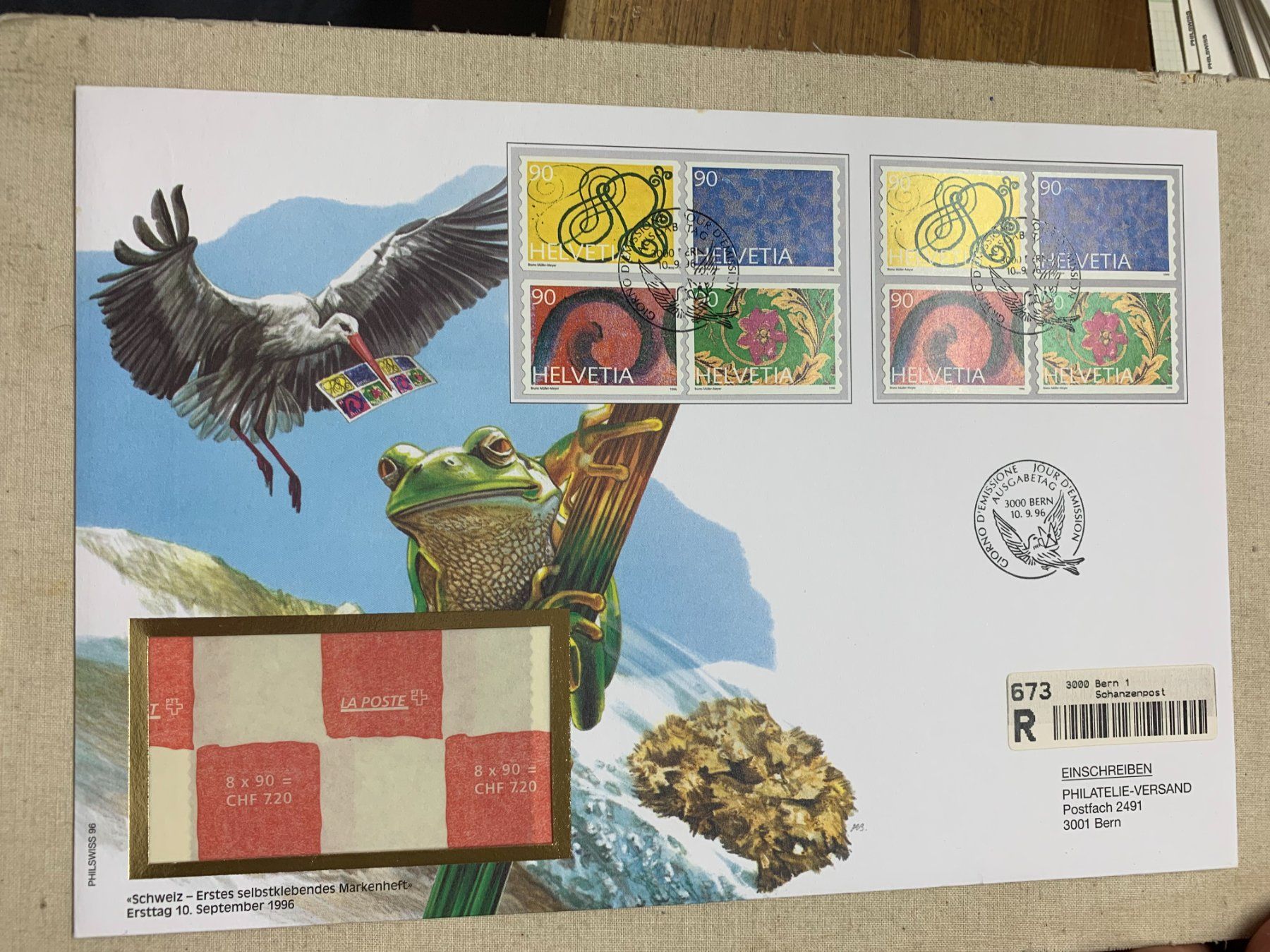 Alle Briefmarken: FDC - 1996 – Gebraucht aus Sorengo von 74in