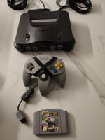 Nintendo 64 Konsole mit Mario Kart 64, Top Zustand!