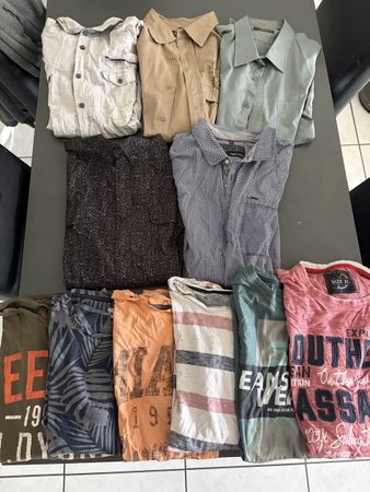 Herren Hemden und T-Shirts 10er Pack Grösse XL gemischt gute