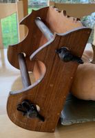Haushaltrollenhalter antik Holz