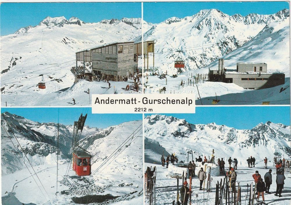 Cartoline postali: 4 Karten Berhäuser - Skinetrieb – Usato da Lumbrein venduto da made02 6